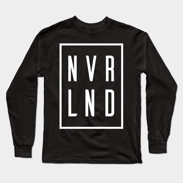 NVR LND - Neverland Long Sleeve T-Shirt by restlessart